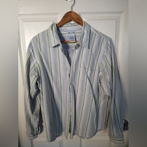 Vintage Blair striped button down shirt